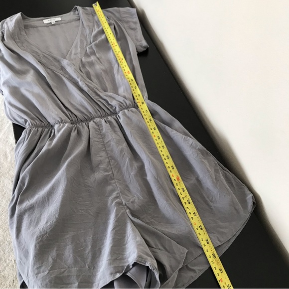 Babaton 100% Silk Corbett Romper in Grey | Lightweight Romper - Picture 16 of 16